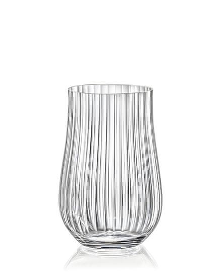 Crystalex Bohemia Crystal Poháre na vodu a nealko Tulipa Optic 450ml (set po 6ks)