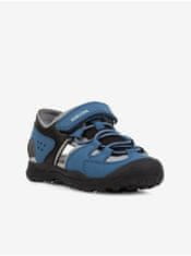 Geox Tmavomodré chlapčenské outdoorové sandále Geox Vaniett 25