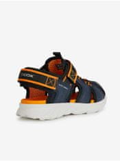 Geox Tmavomodré chlapčenské outdoorové sandále Geox Airadyum 38