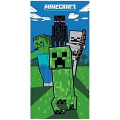 Carbotex Plážová osuška Minecraft - Mobi útočia