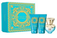 Versace Dylan Turquoise – EDT 50 ml + telové mlieko 50 ml + sprchový gél 50 ml