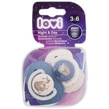 LOVI LOVI - Night & Day Dynamic Soother Boy - Dudlík 0.0ks 