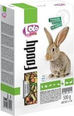 LOLO Foody kompletní krmivo pro králíky 500 g krabička