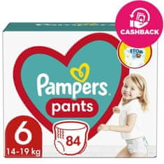 Pampers Pants Nohavičky plienkové jednorazové 6 (15 kg+) 84 ks - MEGA PACK