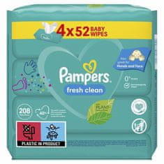 Pampers Obrúsky vlhčené Fresh Clean 4x52ks