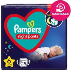 Pampers Night Pants Nohavičky plienkové jednorazové 6 (15 kg+) 19 ks