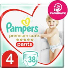 Pampers Premium Care Pants Nohavičky plienkové jednorazové 4 (9-15 kg) 38 ks