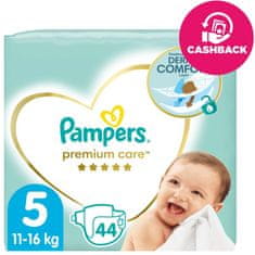 Pampers Premium Care Plienky jednorazové 5 (11-16 kg) 44 ks