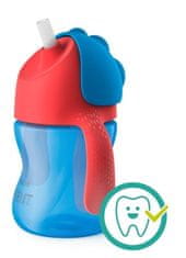 Philips Avent Hrnček 200 ml Bendy s ohybnou slamkou chlapec