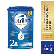 Nutrilon 2 Advanced Good Night následné dojčenské mlieko od uk. 6. mesiaca 800 g