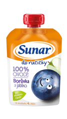 Sunar Kapsička Do ručičky čučoriedka, jablko 100 g