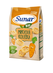 Sunar BIO Chrumky Mrkvové kolieska 45 g