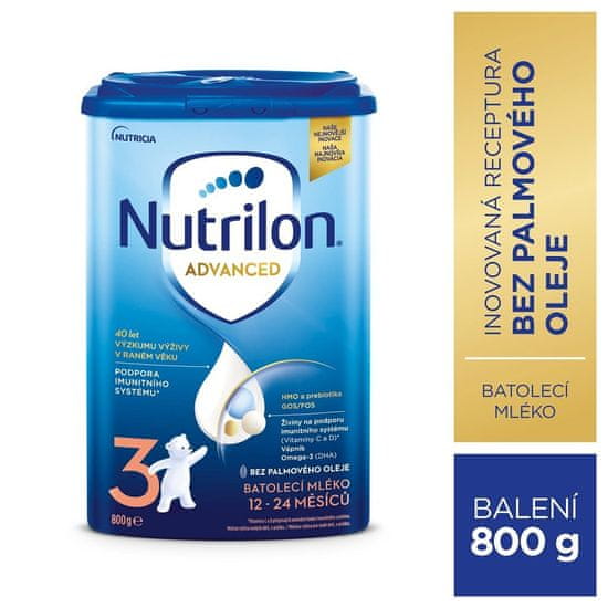 Nutrilon 3 Batoľacie mlieko 800 g, 12+