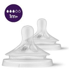 Philips Avent Cumlík Natural Response 3 pomalý prietok 1m+, 2 ks