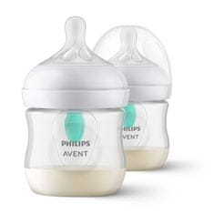 Philips Avent Fľaša Natural Response s ventilom AirFree 125 ml, 0m+ 2 ks