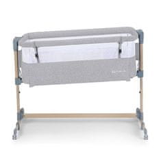 Kinderkraft SELECT Postieľka detská polohovateľná Neste Air Grey Wood, Premium