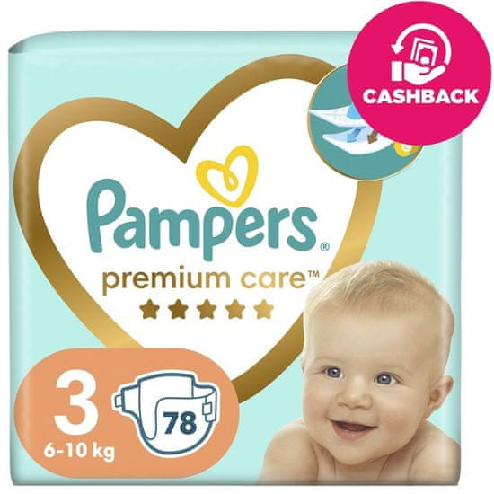 Pampers Plienky jednorázové Premium Care veľ. 3 (78 ks) 6-10 kg