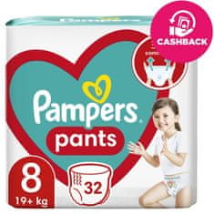 Pampers Plienky nohavičkové Active Baby Pants veľ. 8 (32 ks) 19+ kg