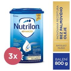 Nutrilon 3x 4 Vanilla batoľacie mlieko 800 g, 24+