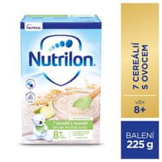 Nutrilon Pronutra Mliečna kaša 7 cereálií s ovocím od uk. 8. mesiaca 225 g