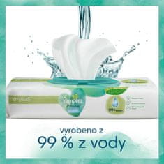 Pampers Harmonie Aqua vlhčené obrúsky Plastic Free 15x48 ks = 720 ks