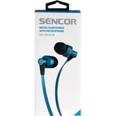 SENCOR SEP 300 MIC BLUE MET Slúchadlá