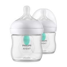 Philips Avent Fľaša Natural Response s ventilom AirFree 125 ml, 0m+ 2 ks