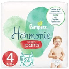 Pampers Harmonie Pants Nohavičky plienkové jednorazové 4 (9-15 kg) 24 ks