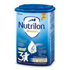 Nutrilon 3 Vanilla batoľacie mlieko 800 g, 12+