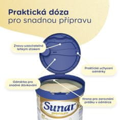 Sunar 3x Premium 2 Mlieko pokračovacie 700 g