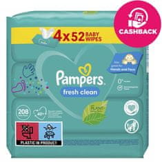 Pampers Obrúsky vlhčené Fresh Clean 4x52ks