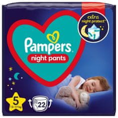 Pampers Night Pants Nohavičky plienkové jednorazové 5 (12-17 kg) 22 ks