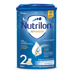 Nutrilon 2 Advanced Good Night následné dojčenské mlieko od uk. 6. mesiaca 800 g