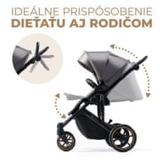 Kinderkraft SELECT Kočík kombinovaný 3v1 Prime 2 Shadow Grey, Premium