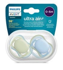 Philips Avent Cumlík Ultra air neutral 0-6m chlapec modrá 2ks