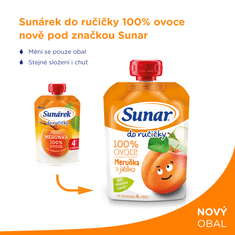 Sunar Kapsička Do ručičky marhuľa, jablko 100 g