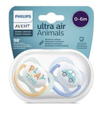 Philips Avent Cumlík Ultra air Play 0-6m chlapec, 2 ks