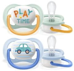 Philips Avent Cumlík Ultra air Play 0-6m chlapec, 2 ks