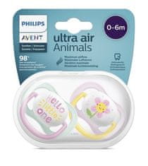 Philips Avent Cumlík Ultra air Play 0-6m dievča, 2 ks