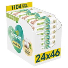 Pampers Obrúsky vlhčené Harmonie New Baby Plastic Free 24x46 ks