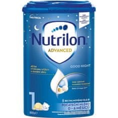 Nutrilon 3x 1 Advanced Good Night počiatočné dojčenské mlieko od narodenia 800 g