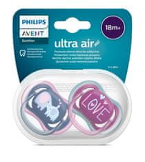 Philips Avent Cumlík Ultra air 18m+ dievča (slon) 2ks