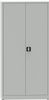 KOVONA Kovová skriňa so 4 policami, v zostave, 195x95x40 cm, svetlosivá