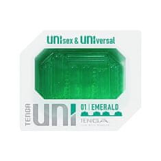 Tenga Tenga UNI Emerald, masturbátor a návlek na prst