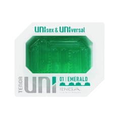 Tenga Tenga UNI Emerald, masturbátor a návlek na prst