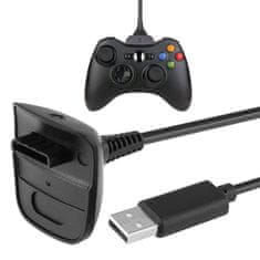 Sobex Nabíjací kábel pre xbox 360 usb podložku play charge