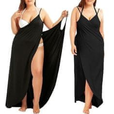 VIVVA® Dámske univerzálne elegantné letné šaty – čierna | MARIBELLA