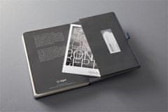 Sigel Exkluzívny zápisník "Conceptum", metalická šedá, A5, linajkový, 97 listov, tvrdé dosky, CO405