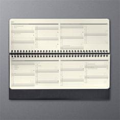 Sigel Kalendár "Conceptum", čierna, stolný, voľne stojaci, 300 x 143 x 18 mm, 2025, C2580