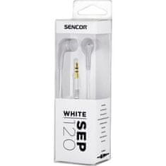 SENCOR SEP 120 WHITE Slúchadlá